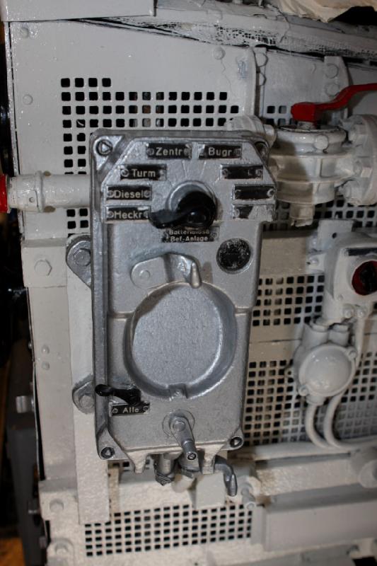 2010-04-07 11:53:32 ** Germany, Laboe, Submarines, Type VII, U 995 ** Equipment inside the electric engine room.