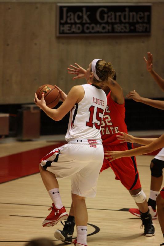 2011-11-05 18:07:27 ** Basketball, Damenbasketball, Dixie State, Michelle Plouffe, Utah Utes ** 