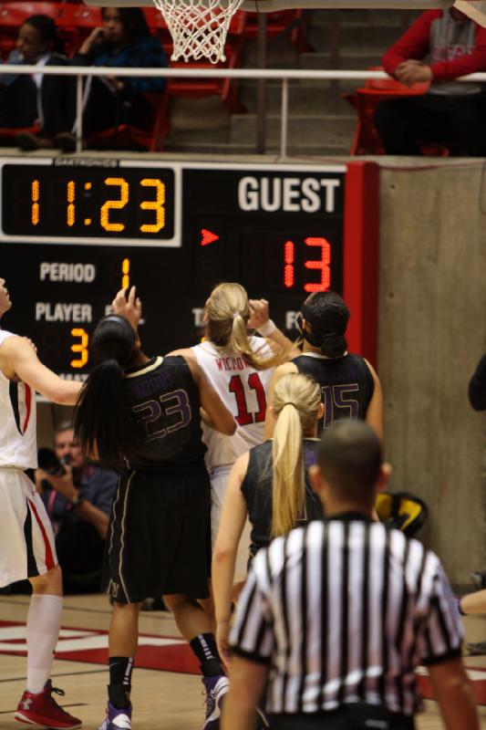 2013-02-22 18:12:17 ** Basketball, Michelle Plouffe, Taryn Wicijowski, Utah Utes, Washington, Women's Basketball ** 