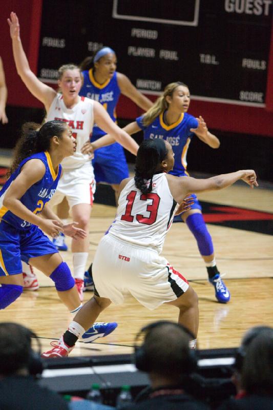 2014-11-14 17:08:57 ** Basketball, Devri Owens, Paige Crozon, San Jose State, Utah Utes, Women's Basketball ** 