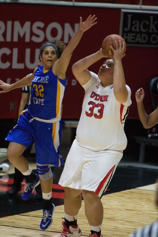 2014-11-14 18:13:33 ** Basketball, Damenbasketball, Joeseta Fatuesi, San Jose State, Utah Utes ** 