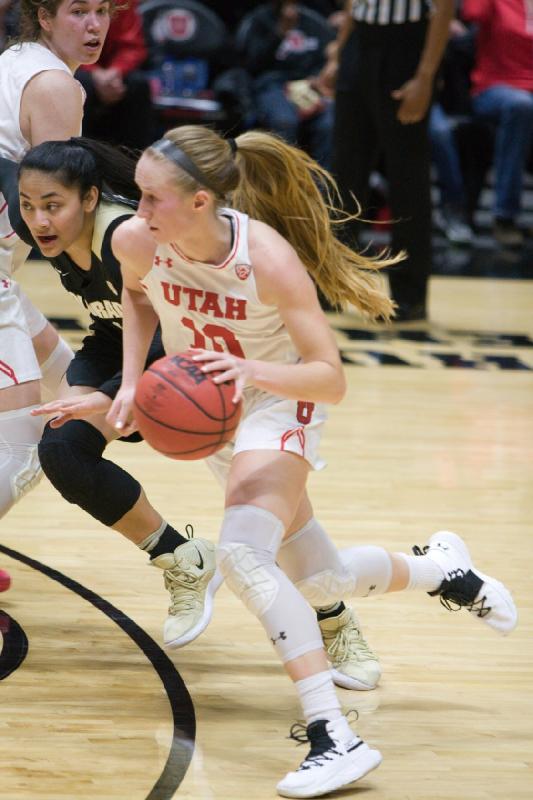 2019-01-18 20:24:59 ** Basketball, Colorado, Damenbasketball, Dru Gylten, Megan Huff, Utah ** 