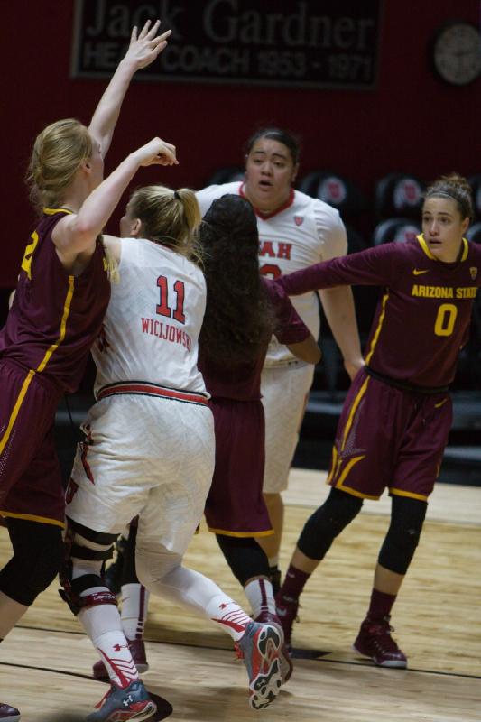 2015-02-01 14:27:42 ** Arizona State, Basketball, Joeseta Fatuesi, Taryn Wicijowski, Utah Utes, Women's Basketball ** 