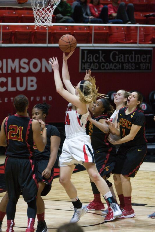 2015-01-11 13:40:40 ** Basketball, Paige Crozon, Taryn Wicijowski, USC, Utah Utes, Women's Basketball ** 