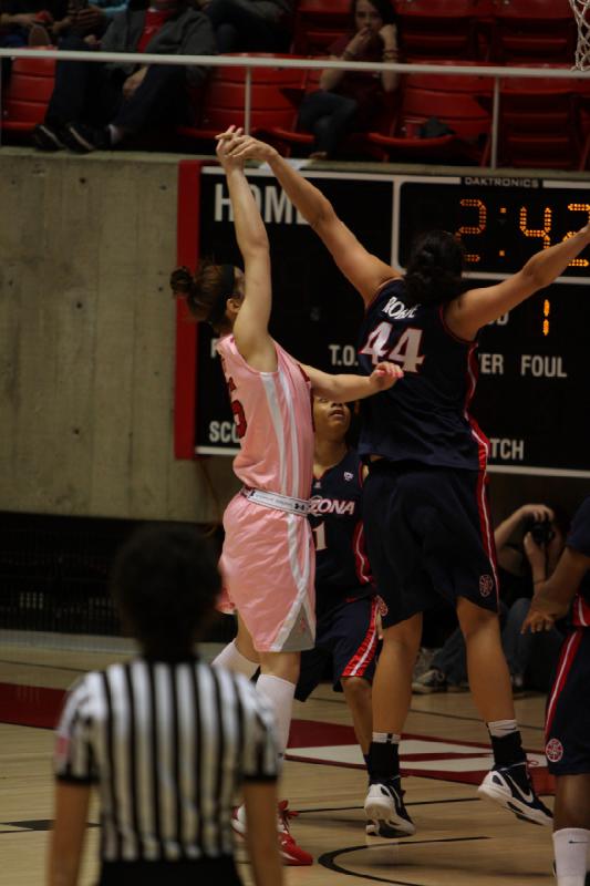 2012-02-11 14:33:25 ** Arizona, Basketball, Michelle Plouffe, Utah Utes, Women's Basketball ** 