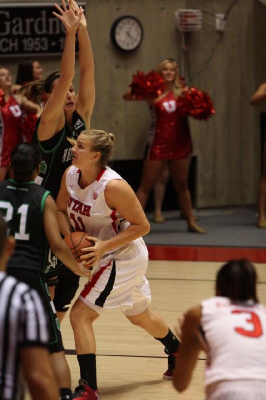 2012-12-29 16:03:16 ** Basketball, Iwalani Rodrigues, North Dakota, Taryn Wicijowski, Utah Utes, Women's Basketball ** 