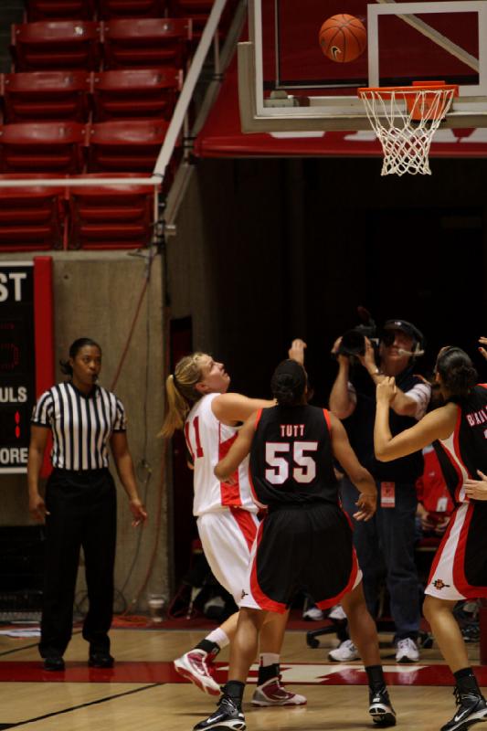 2010-02-21 14:16:02 ** Basketball, SDSU, Taryn Wicijowski, Utah Utes, Women's Basketball ** 