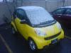 My smart in the snow. So I could finally try out the windscreen-wipers with their rain sensor.