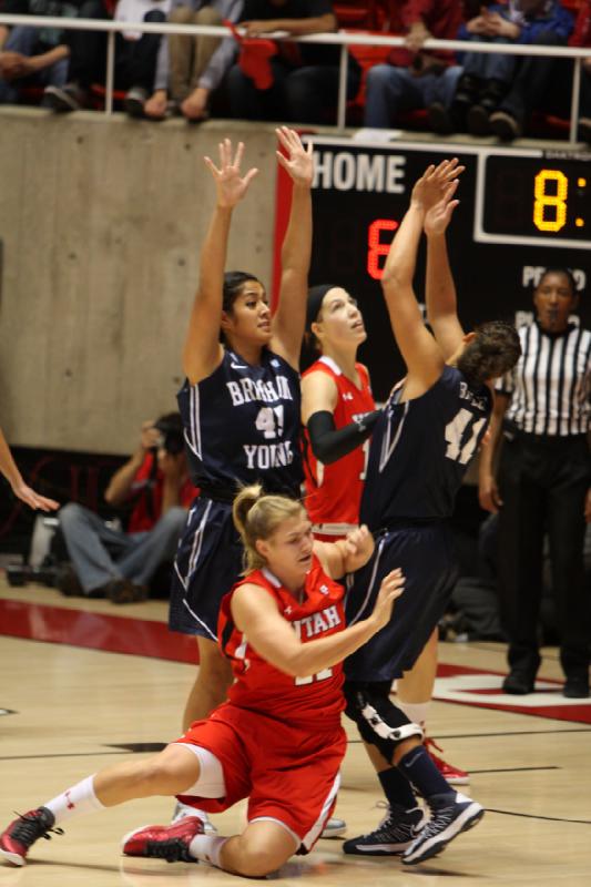 2012-12-08 15:20:45 ** Basketball, BYU, Michelle Plouffe, Taryn Wicijowski, Utah Utes, Women's Basketball ** 