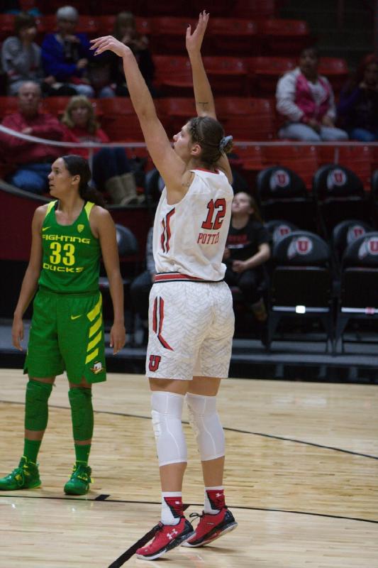 2016-01-24 14:59:02 ** Basketball, Emily Potter, Oregon, Utah Utes, Women's Basketball ** 