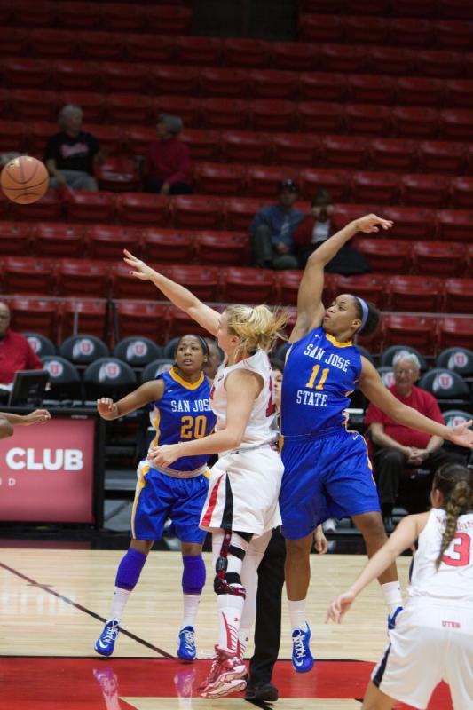 2014-11-14 16:59:54 ** Basketball, Damenbasketball, Malia Nawahine, San Jose State, Taryn Wicijowski, Utah Utes ** 