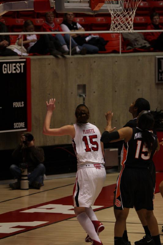 2012-03-01 20:21:01 ** Basketball, Michelle Plouffe, Oregon State, Utah Utes, Women's Basketball ** 