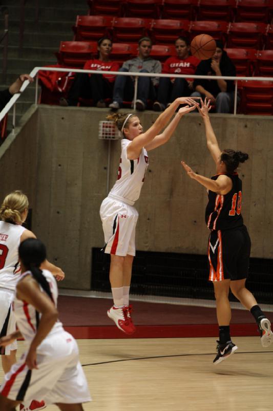 2011-12-06 19:09:54 ** Basketball, Damenbasketball, Idaho State, Janita Badon, Michelle Plouffe, Rachel Messer, Utah Utes ** 