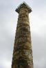 Astoria column in dedication to the Lewis and Clark Expedition that found the end of the Columbia river here at today's Astoria.