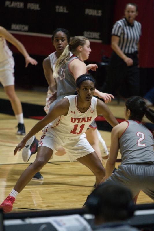 2016-11-30 20:27:47 ** Basketball, Damenbasketball, Erika Bean, Southern Utah, Tanaeya Boclair, Utah Utes ** 