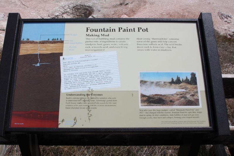 2009-08-03 10:39:47 ** Yellowstone National Park ** Description of the development of boiling mud.