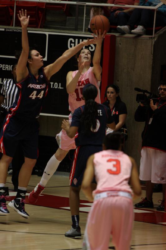 2012-02-11 14:22:26 ** Arizona, Basketball, Damenbasketball, Iwalani Rodrigues, Michelle Plouffe, Utah Utes ** 