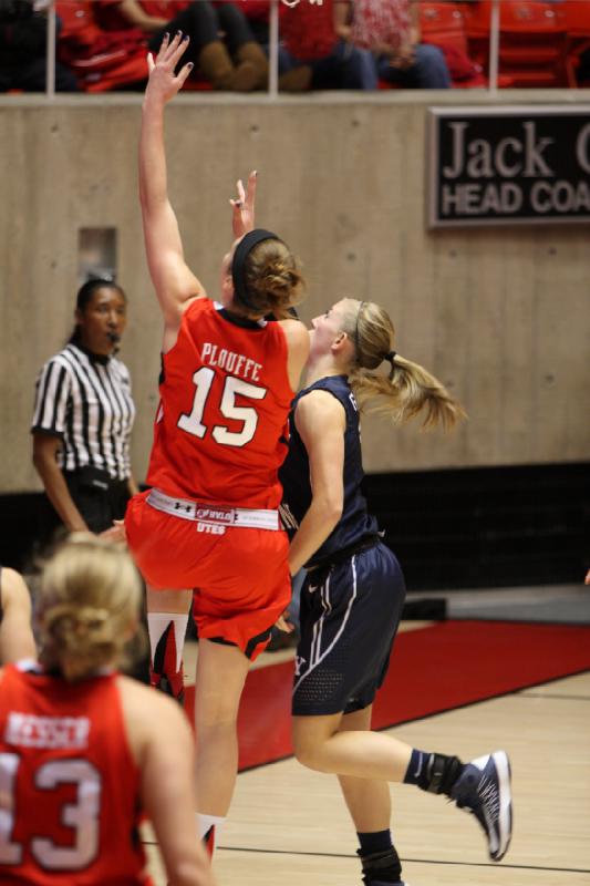 2012-12-08 16:06:51 ** Basketball, BYU, Damenbasketball, Michelle Plouffe, Rachel Messer, Utah Utes ** 
