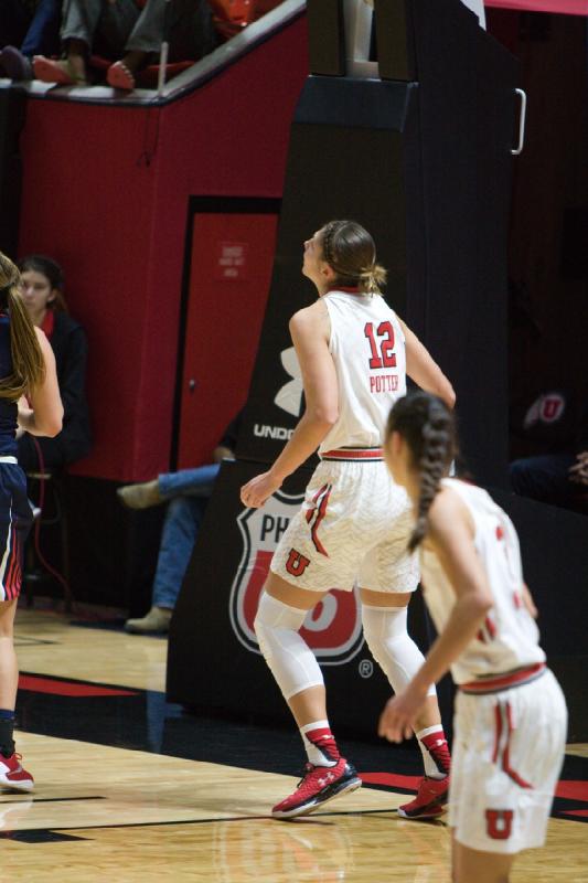 2015-12-19 14:10:00 ** Basketball, Emily Potter, Fresno State, Malia Nawahine, Utah Utes, Women's Basketball ** 