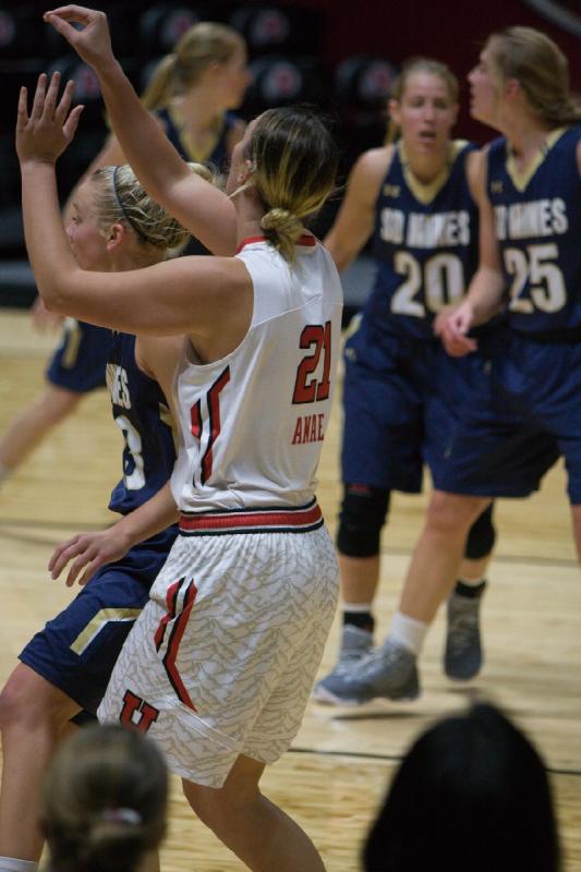 2016-11-03 12:14:06 ** Basketball, Damenbasketball, South Dakota School of Mines & Technology, Utah Utes, Wendy Anae ** 
