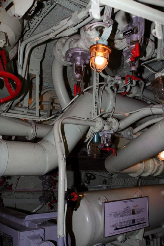 2010-04-15 15:53:52 ** Bremerhaven, Germany, Submarines, Type XXI, U 2540 ** In the engine room.