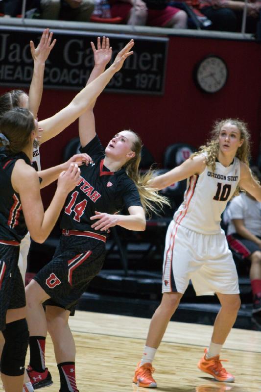 2016-01-22 21:33:18 ** Basketball, Damenbasketball, Emily Potter, Oregon State, Paige Crozon, Utah Utes ** 