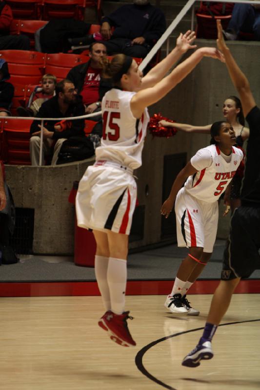 2013-02-22 18:14:59 ** Basketball, Cheyenne Wilson, Michelle Plouffe, Utah Utes, Washington, Women's Basketball ** 