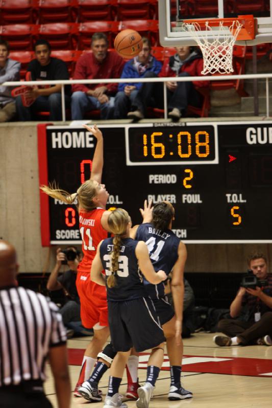 2012-12-08 15:05:08 ** Basketball, BYU, Taryn Wicijowski, Utah Utes, Women's Basketball ** 