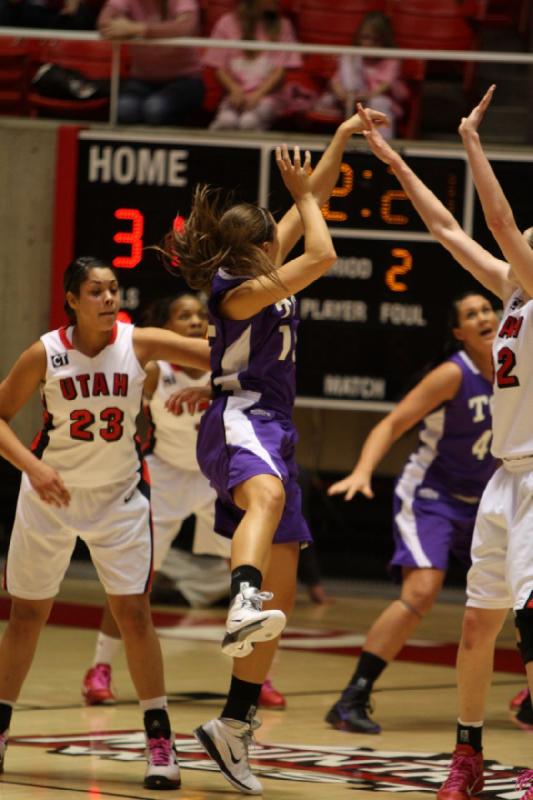 2011-01-22 19:16:27 ** Basketball, Brittany Knighton, Damenbasketball, Diana Rolniak, Janita Badon, TCU, Utah Utes ** 