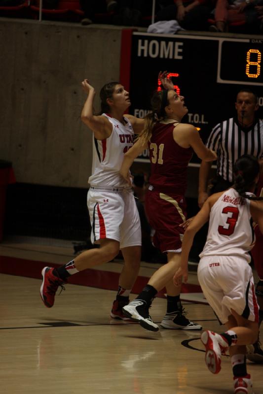 2013-11-08 20:53:52 ** Basketball, Emily Potter, Malia Nawahine, University of Denver, Utah Utes, Women's Basketball ** 