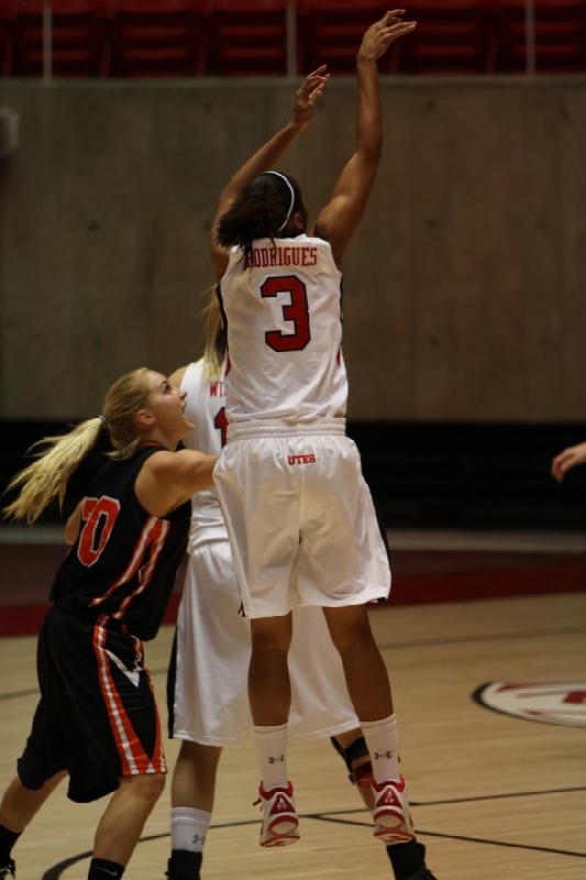 2011-12-06 19:02:56 ** Basketball, Idaho State, Iwalani Rodrigues, Taryn Wicijowski, Utah Utes, Women's Basketball ** 