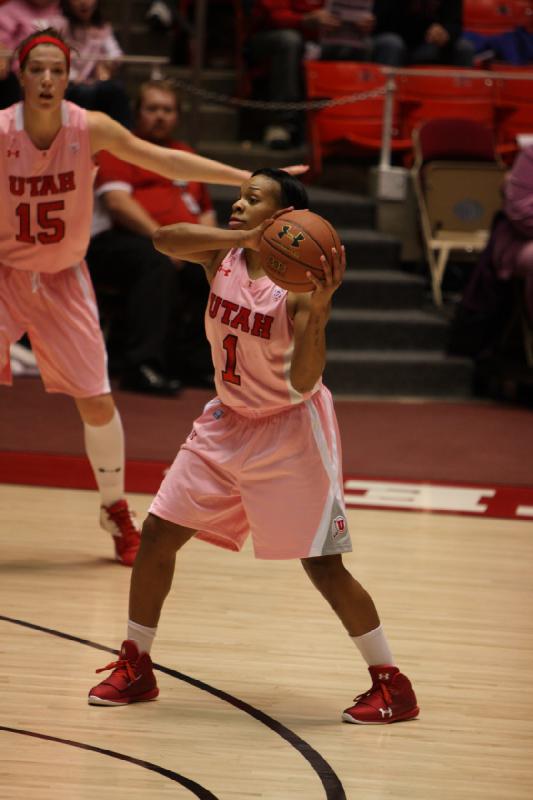2012-01-28 16:20:07 ** Basketball, Damenbasketball, Janita Badon, Michelle Plouffe, USC, Utah Utes ** 